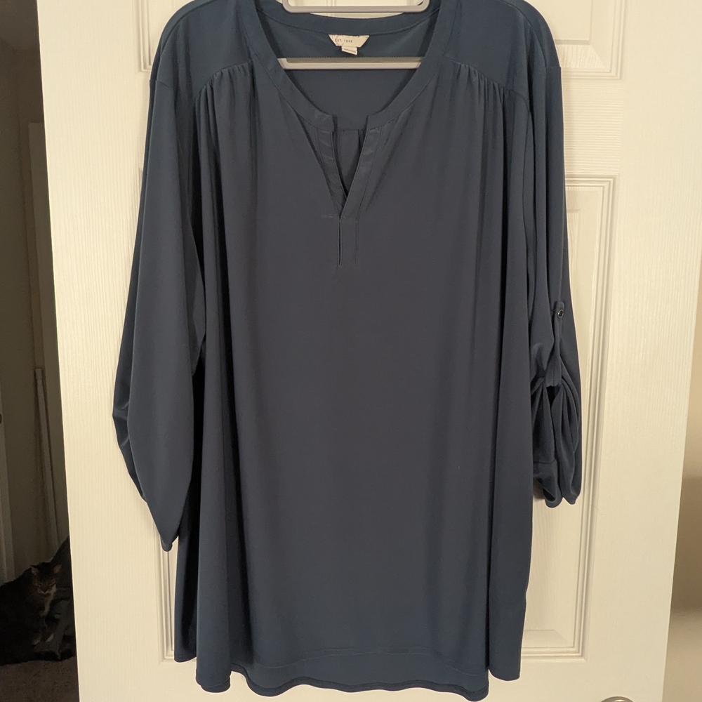 Cato Deep Blue Women's Blouse